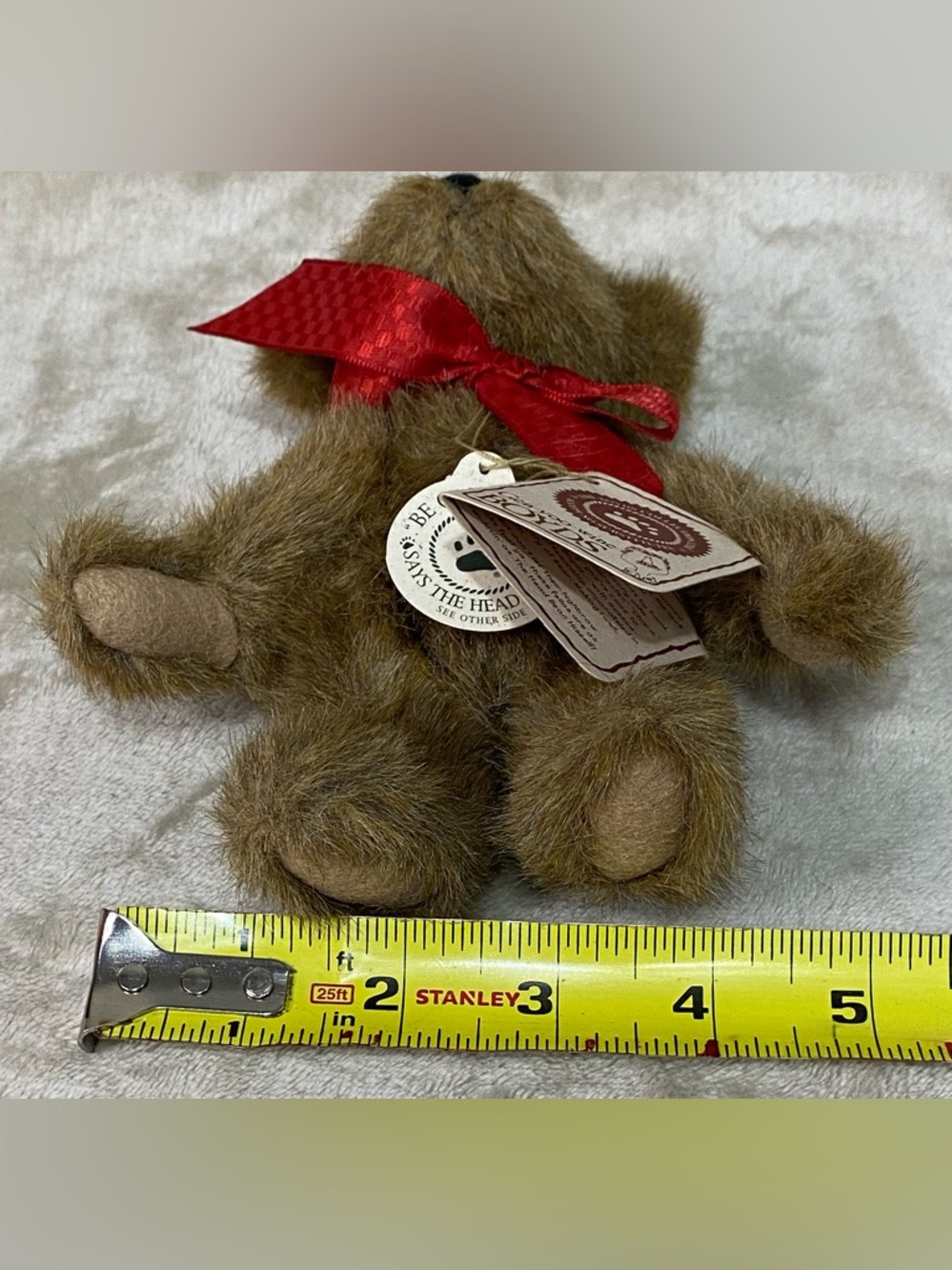 Chester B. Bearsworth Jointed 6.5” Boyds Bear Archive Collection Vintage 5725305 - Picture 13 of 13